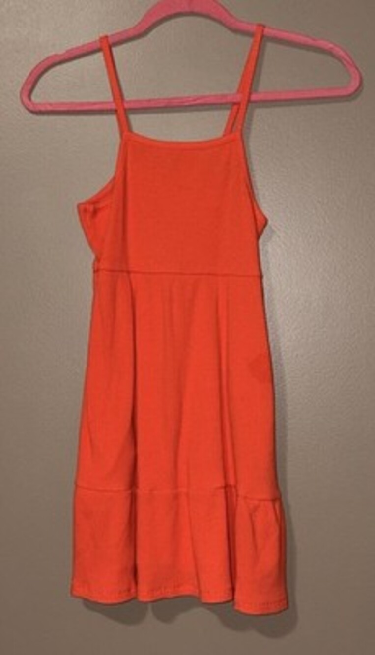 Old Navy Girls 10-12 Orange Dress